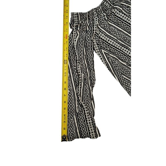 Express Women's‎ Long Sleeve Boho Black & White Dress S - Picture 3 of 6